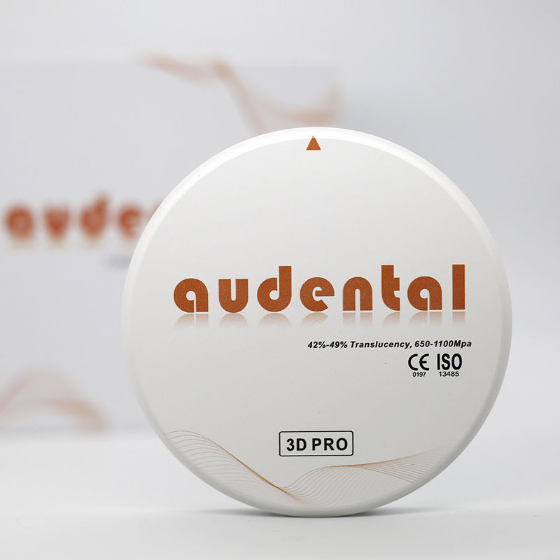 3D Pro Zirconia Dental White CAD CAM Block 98/95/92mm Otwarty system CE