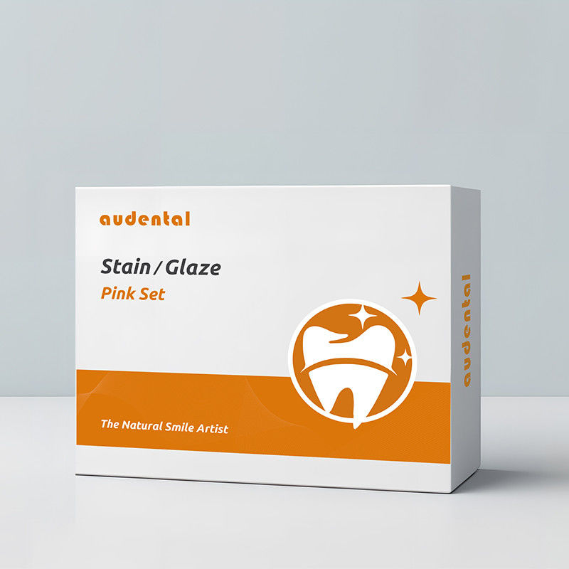 Stomatologiczny cyrkonia plamy i glazura do ceramiki porcelany blok kolorowania audentalnej estetyki Set różowy Set