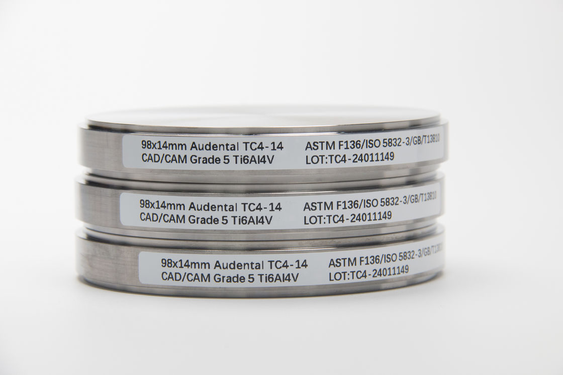 Dental CAD CAM Fresowanie Kobalt Chrome Blank Disc Wysokość 10/12/14/16/18/20/22/25mm przez Audental Cocr