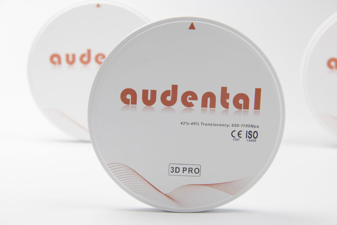 Wyjątkowy estetyczny blok cyrkonii dentystycznej do systemu CAD CAM i naturalnych zębów