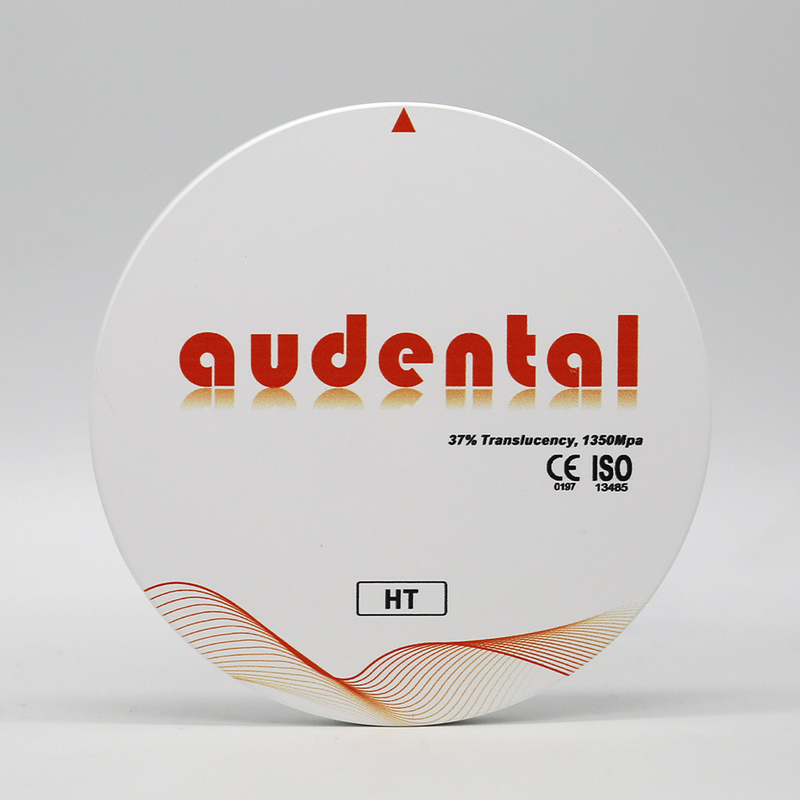 Audental HT/DHT White Crown and Bridges Zirconia Blocks Dental Lab CAD CAM System Cena fabryczna Dental Consumable Dental Zirconia