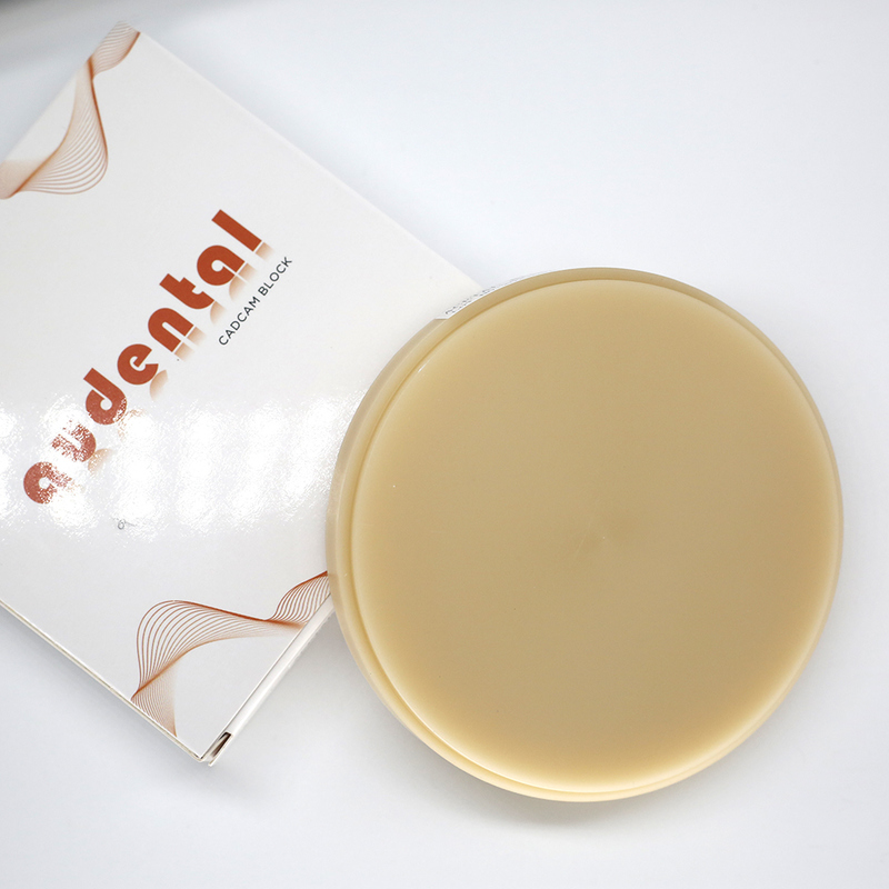 Customizable Dental Pmma Block for Temporary Crowns and Bridges 150Mpa Flexural Strength