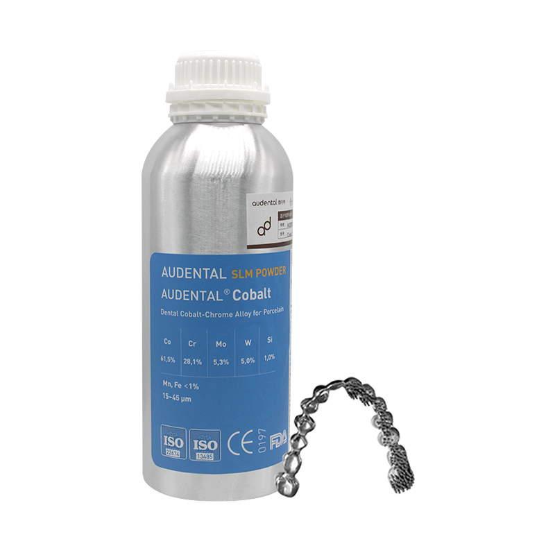 Proszek Audental CoCr SLM Stop Kobaltowo-Chromowy o Wysokiej Czystości do Dentystycznego Druku 3D Metali i Spiekania Laserowego