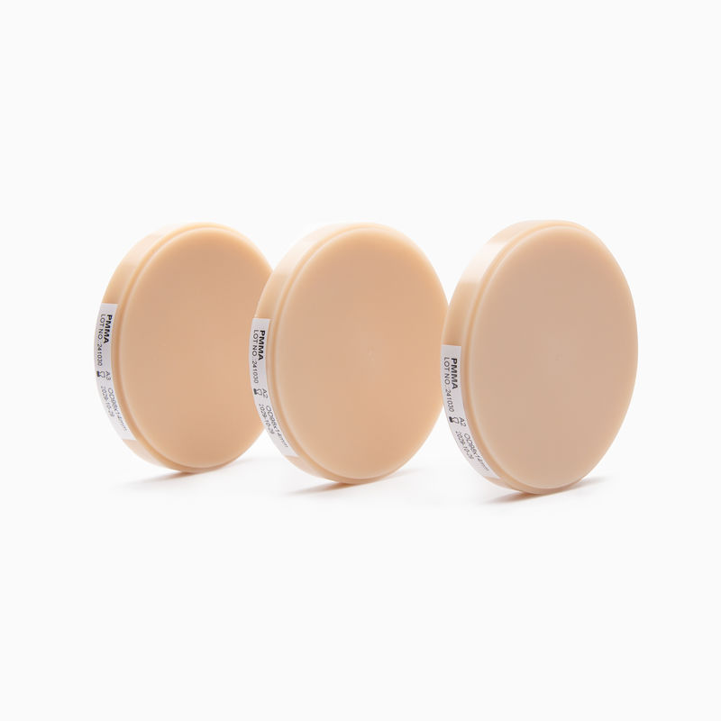 Blok PMMA do zębów różowy A2 oferujący wydajność frezowania i naturalną estetykę dziąsła dla różnych zastosowań w laboratoriach dentystycznych