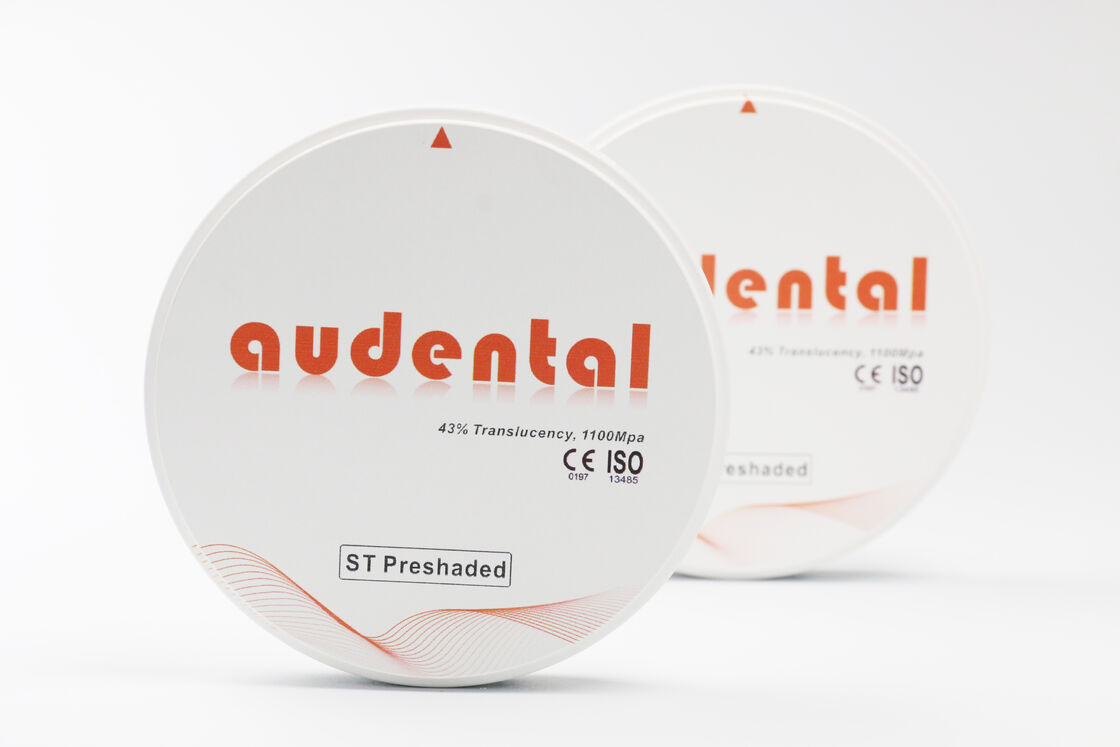 Pre-shaded Zirconia Block Zapewniający Jednolitą Dokładność Koloru i Wysoką Przezierność dla Naturalnie Wyglądających Odbudów Stomatologicznych