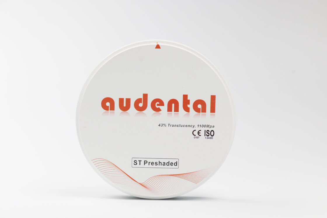 Pre-shaded Zirconia Block Zapewniający Jednolitą Dokładność Koloru i Wysoką Przezierność dla Naturalnie Wyglądających Odbudów Stomatologicznych