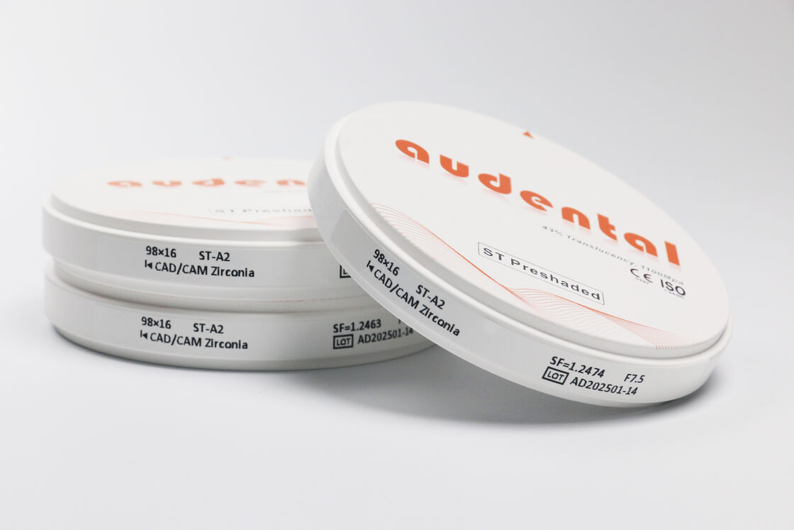 Pre-shaded Zirconia Block oferujący udowodnioną biokompatybilność i zgodność z wymogami dotyczącymi wyrobów medycznych w celu zapewnienia bezpieczeństwa stomatologicznego