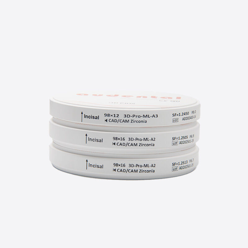 Zębowy Zirconia Block idealny dla laboratoriów stomatologicznych produkujących korony mosty i komponenty implantów z konsekwentnymi wynikami