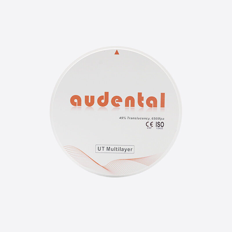 Wielowarstwowy blok z cyrkonii zapewniający zrównoważoną wytrzymałość i wysoką przejrzystość dla przednich i tylnych zastosowań dentystycznych