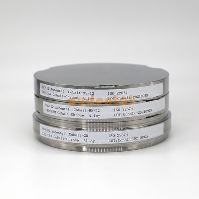 Audental CoCr Block Disc Dental Cobalt Chrome Alloy Disc dla systemu frezowania CAD CAM