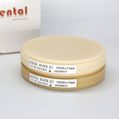 Audental Cadcam Dental PMMA Block OEM/ODM Materiał protezowy Materiał dentystyczny