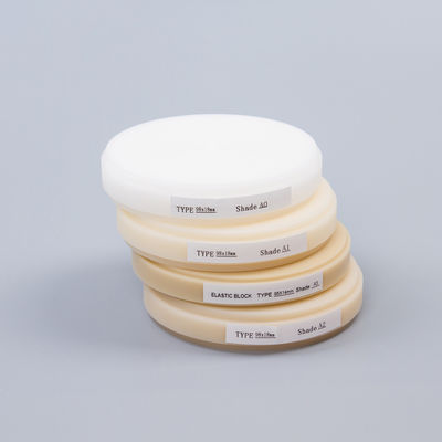 Audental Dental Laboratory PMMA Disc Pink Clear Flexible 98mm PMMA Block OEM