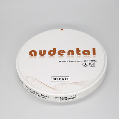 Audental CAD CAM Zirconia Block 3d Pro Dental Zirconia Disc Producent