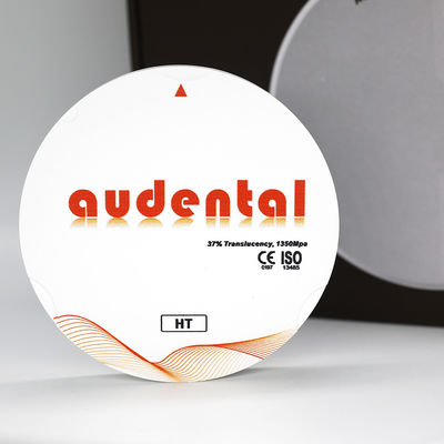 Audental CAD CAM Blok cyrkoniowy 1350MPa HT Biały Blok Fresowania Zębów