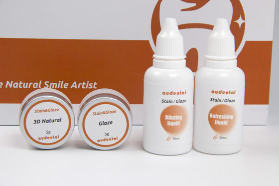 Laboratorium Stomatologiczne Plamy i glazura Korony z cyrkonia ceramiczne glazura proszek pasta glazura pasta