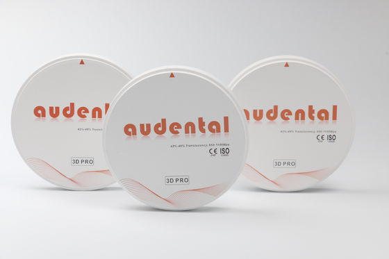 Wyjątkowy estetyczny blok cyrkonii dentystycznej do systemu CAD CAM i naturalnych zębów