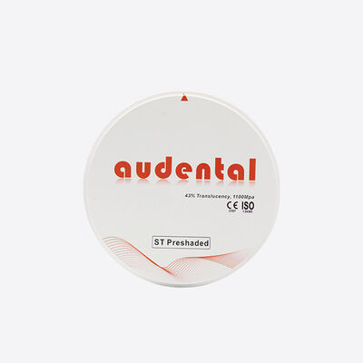 Wstępnie cieniowany blok cyrkonowy odpowiedni do koron, mostów, wkładów, nakładów i pełnych łuków z wydajnością spiekania